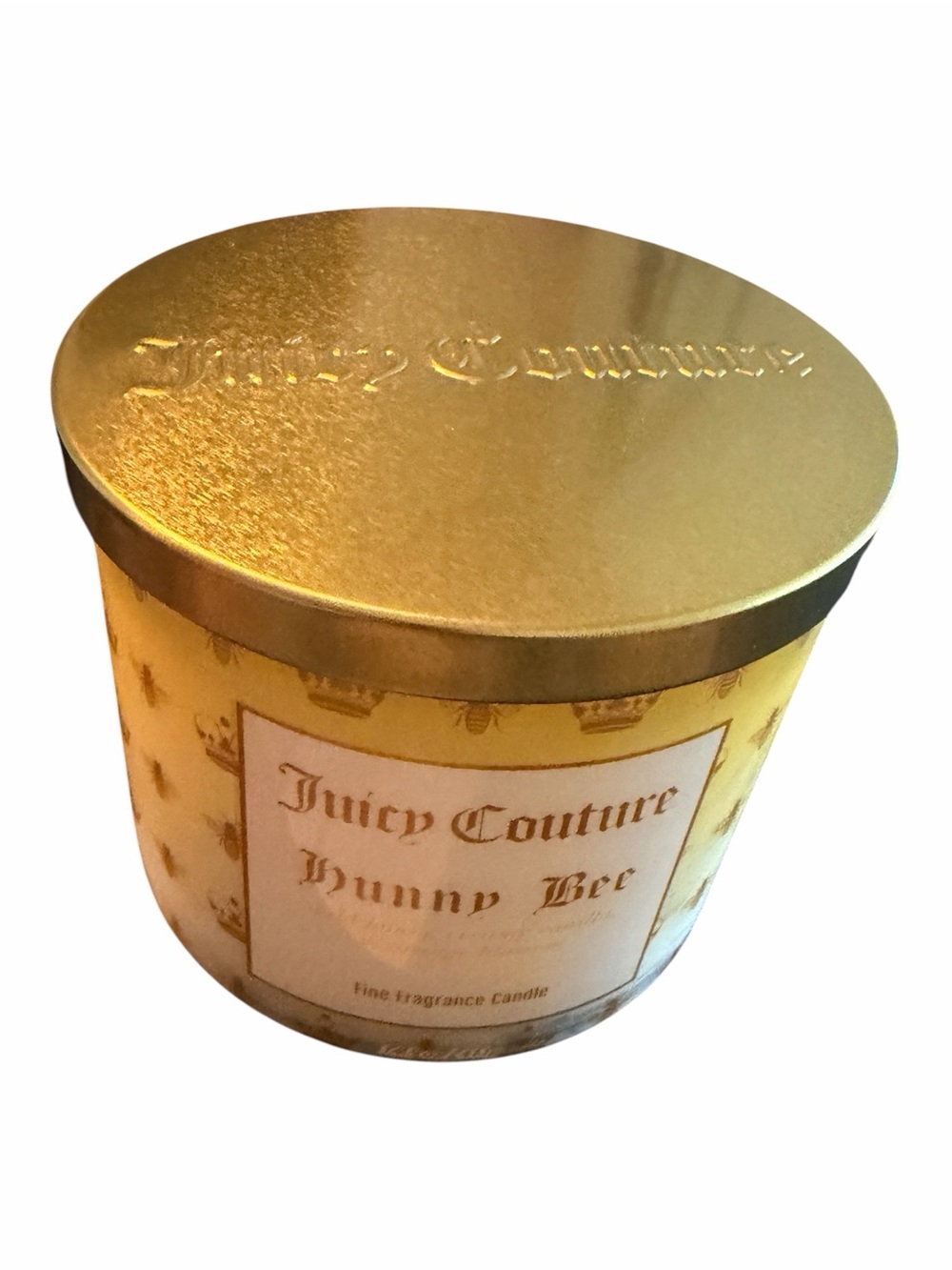 Juicy Couture Large  Hunny Bee 3-Wick Candle 14.5 oz Honey & Vanilla New